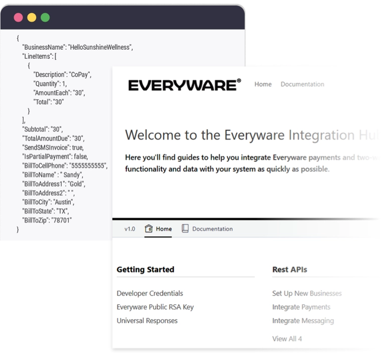 the Everyware developers hub